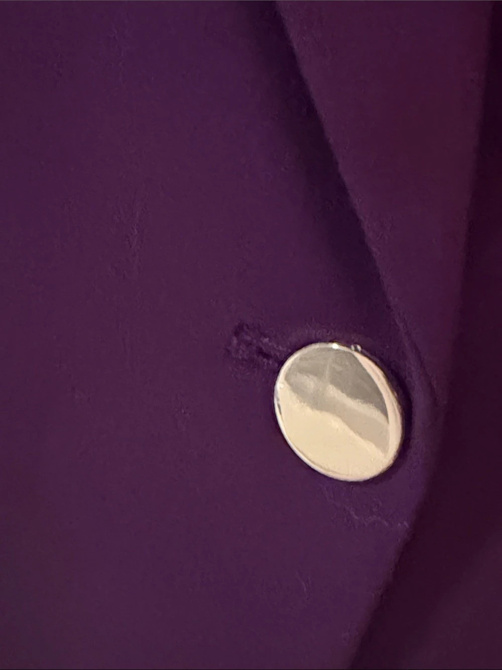 Calvin Klein Plum Purple Blazer Size 10P EUC - Picture 2 of 6